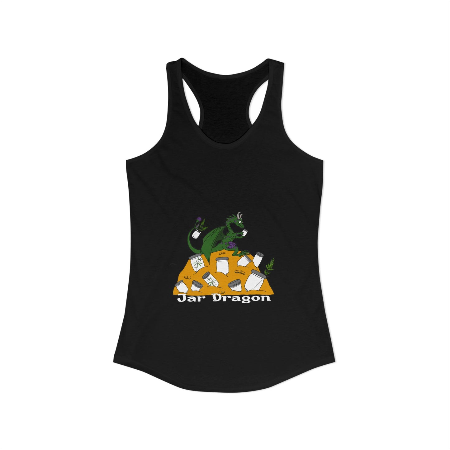 Jar Dragon Original design Women's Ideal Racerback Tank