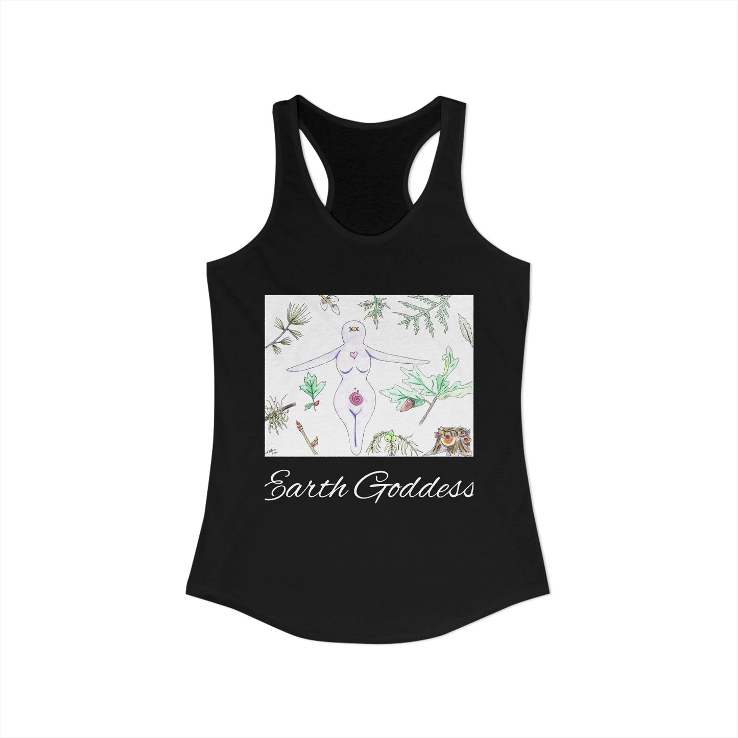 Earth Goddess Racerback tank