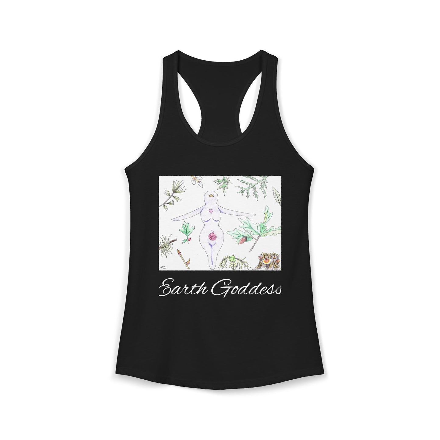 Earth Goddess Racerback tank