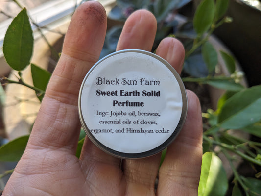 Sweet Earth solid perfume