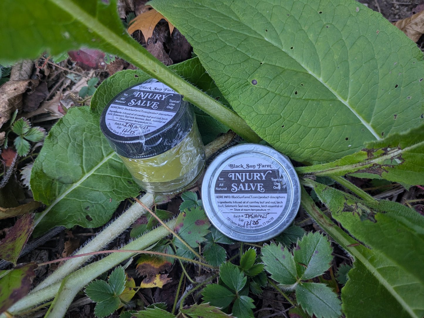 Injury Salve- Glass container