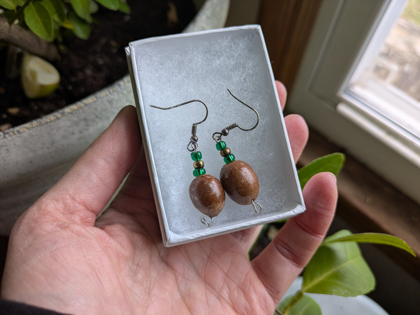 Acorn Earrings