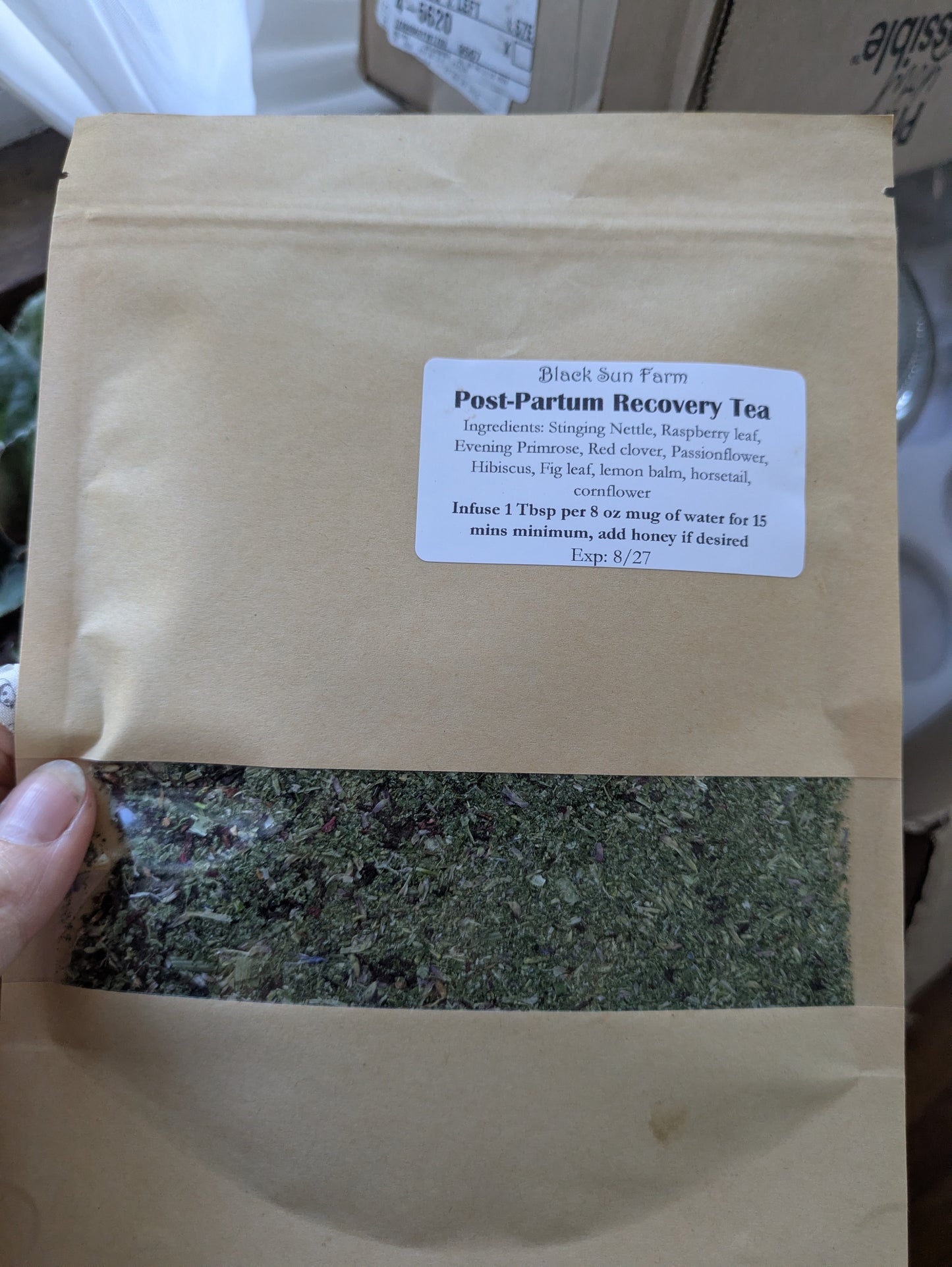 Postpartum tea